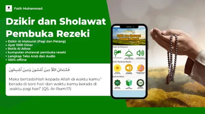 Dzikir pembuka rezeki android App screenshot 3